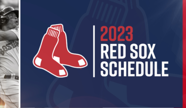 Boston Red Sox Schedule 2023